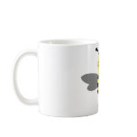 nice bee icon coffee mug