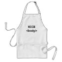 nice body html code aprons