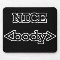 nice body html code mousemat