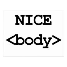 nice body html code postcard