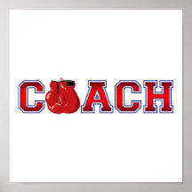 Nice Coach Boxing Insignia Posters