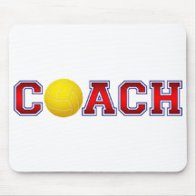 Nice Coach Volleyball Insignia 2 Mousepad