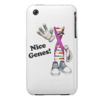 nice genes funny dna geneology design case-mate iphone 3 case
