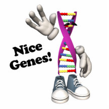 Nice Genes Funny DNA Strip Character Photo Sculptures