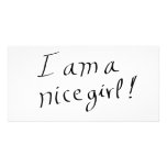 Nice Girl Photo Greeting Card