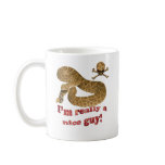 Nice Guy (with text in flames) mugs