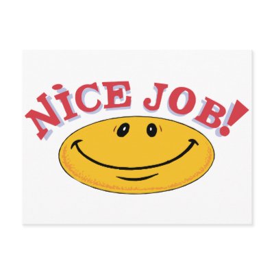 Nice Job! Postcard