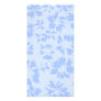 Nice light blue floral pattern. photo greeting card