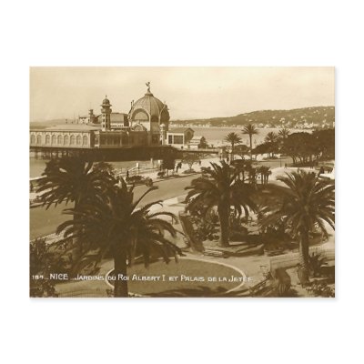 Nice, Palais de la Jetee Post Card by gregoryolney2