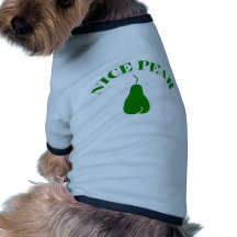 NICE PEAR DOGGIE T SHIRT
