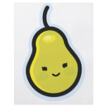 Nice Pear Fruit Kawaii Style flyers