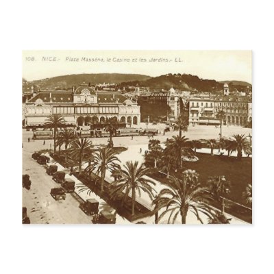 Nice, Place Massena Postcard by gregoryolney2