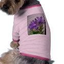 Nice Purple Flowers pet clothing