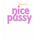 Nice Pussy purr... Fitted Ladies T-Shirt