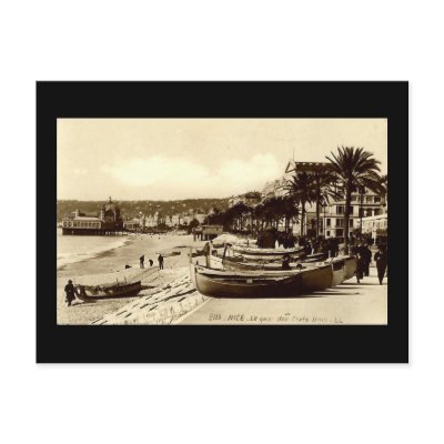 Nice - Quai des Etats Unis Postcards by gregoryolney2