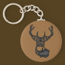 Nice Rack~Trophy Buck keychains