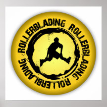 Nice Rollerblading Seal Posters