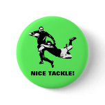 Nice tackle,Rugby buttons