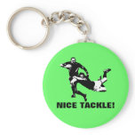 Nice tackle,Rugby keychains