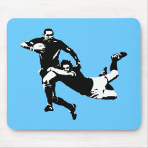 Nice tackle,Rugby Mouse Pads