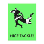 Nice tackle,Rugby postcards