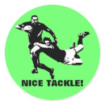 Nice tackle,Rugby stickers