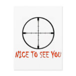 NICE TO SEE YOU postcards