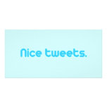 NICE TWEETS photo cards
