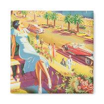 Nice Vintage Travel Poster Refrigerator Magnets