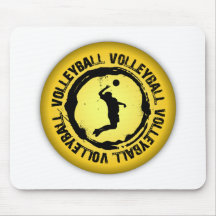 Nice Volleyball  Seal (Male) Mousepads