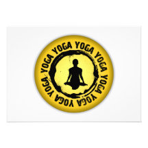 Nice Yoga Seal Personalised Announcements