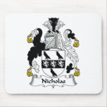 Nicholas Family Crest mousepads
