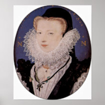 Nicholas Hilliard - Artists Wife Alice Brandom Posters