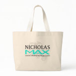 Nicholas Max Baby Blue Stamp Bag