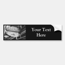 Nick's Greek Restaurant Vintage 1940 Neon Sign Bumper Stickers