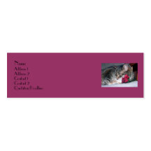 Nicky & A Rose Profile Card Business Card Templates
