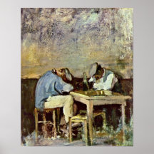 Nicolae Grigorescu - Two drunks Print