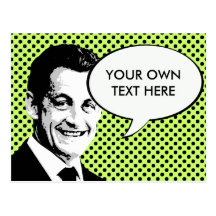 Nicolas Sarkozy Post Card