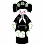 Nicole Presents "Geisha" Keychain photo sculptures