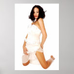 Nicolette Nightingale White Dress posters