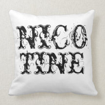 Nicotine. Pillow