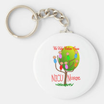 NICU Nurse Gifts, Adorable babies in a tree Key Chains