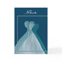 NIECE Junior Bridesmaid TEAL BLUE Flowing Dresses