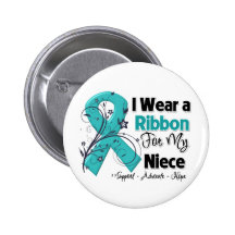 Niece - Ovarian Cancer Ribbon Pin