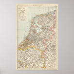 Niederlande - Netherlands Map posters