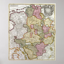 Niederrhein-Westfalen Map Posters