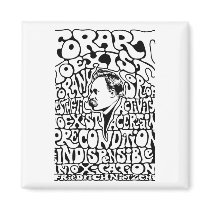Nietzche - Art - Mod Fridge Magnets