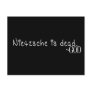 NIETZSCHE IS DEAD - GOD POST CARDS