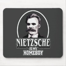 Nietzsche Is My Homeboy Mousepads