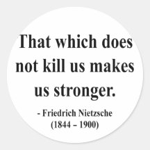 Nietzsche Quote 5a Round Stickers